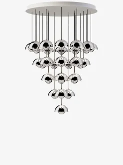 Flowerpot Chandelier VP10, 31 pendants fra<&Tradition Hot