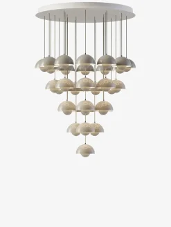 Flowerpot Chandelier VP10, 31 pendants fra<&Tradition Hot