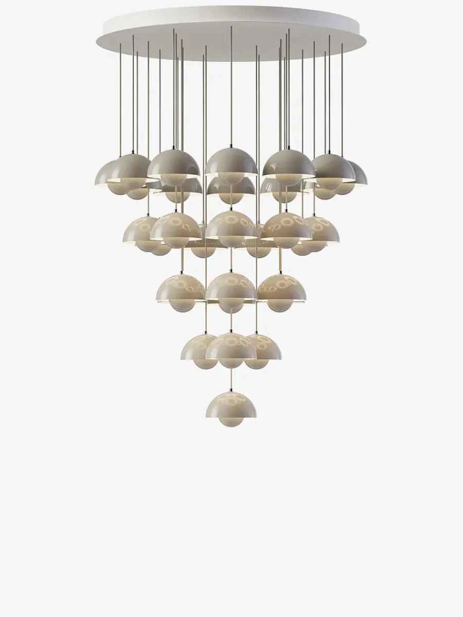 Flowerpot Chandelier VP10, 31 pendants fra<&Tradition Hot