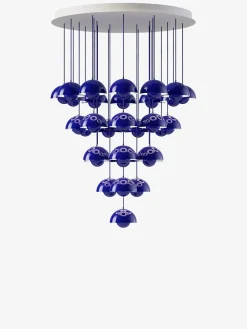 Flowerpot Chandelier VP10, 31 pendants fra<&Tradition Hot