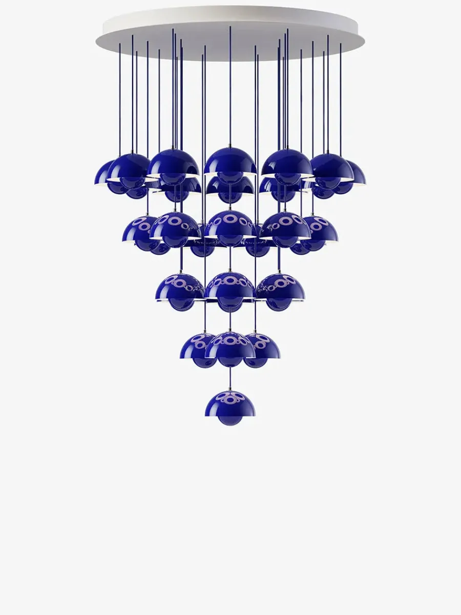 Flowerpot Chandelier VP10, 31 pendants fra<&Tradition Hot