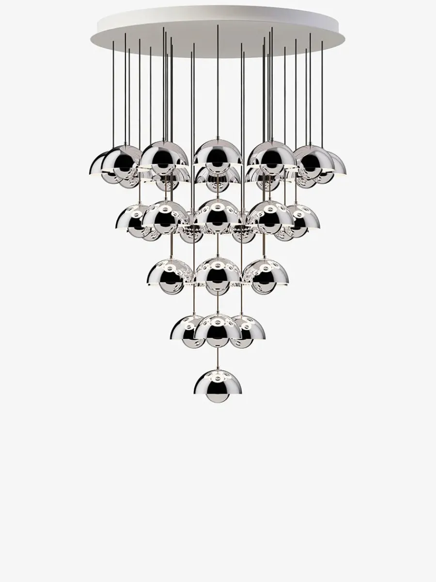 Flowerpot Chandelier VP10, 31 pendants fra<&Tradition Hot