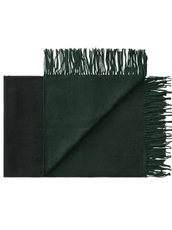 Franja Plaid, green/black fra<Silkeborg Uldspinderi Discount