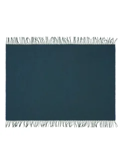 Franja Plaid, green/black fra<Silkeborg Uldspinderi Discount