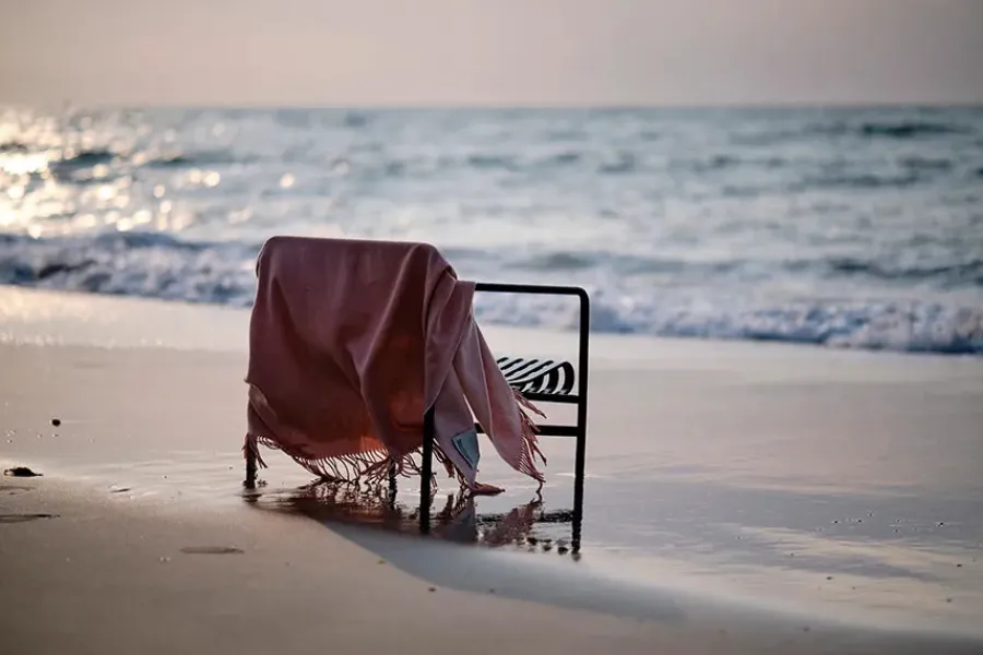 Franja Plaid, pink/brown fra<Silkeborg Uldspinderi Sale