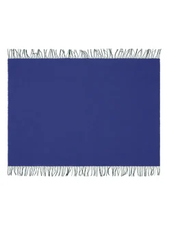 Franja Plaid, pink/white fra<Silkeborg Uldspinderi Sale