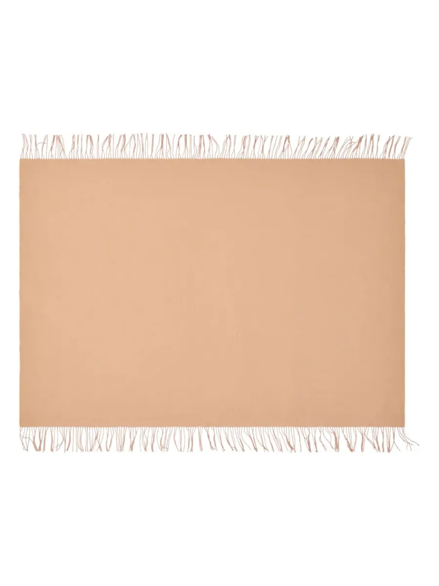 Franja Plaid, pink/yellow fra<Silkeborg Uldspinderi Clearance