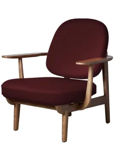 Fred Lænestol, valnødfarvet eg fra<Fritz Hansen