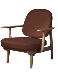 Fred Lænestol, valnødfarvet eg fra<Fritz Hansen