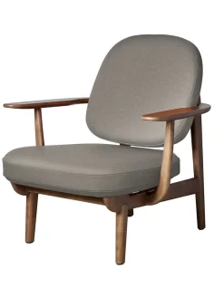 Fred Lænestol, valnødfarvet eg fra<Fritz Hansen