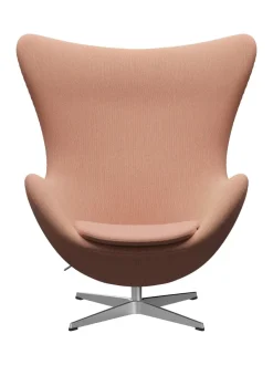 Ægget, sort læder/aluminium af Arne Jacobsen<Fritz Hansen Online
