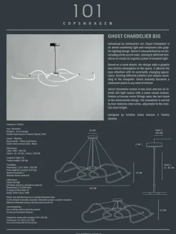 Ghost Chandelier, Big, Burned Black fra<101 Copenhagen Best