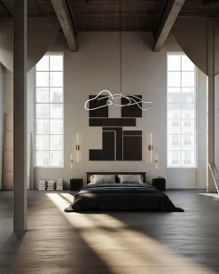 Ghost Chandelier, Big, Chrome fra<101 Copenhagen New