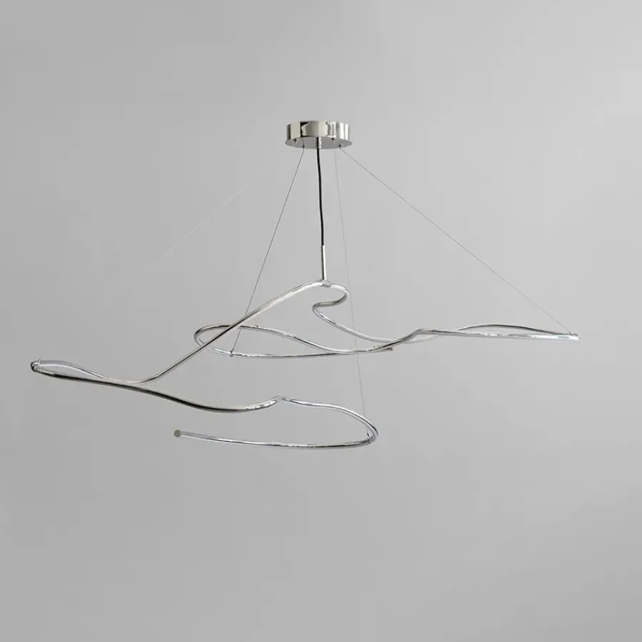 Ghost Chandelier, Big, Chrome fra<101 Copenhagen New