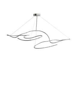 Ghost Chandelier, Big, Chrome fra<101 Copenhagen New