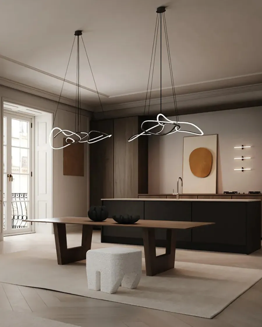 Ghost Chandelier, Mini, Chrome fra<101 Copenhagen New