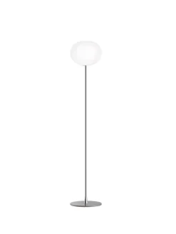 Glo-Ball F, Silver Gulvlampe fra<Flos