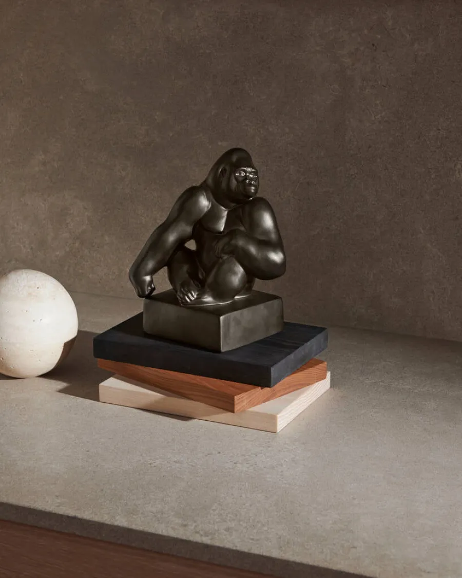 Gorilla figur grafit 20,5 cm fra<Royal Copenhagen Discount