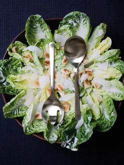 Grand Prix Salatbestik i poleret stål, lille fra Kay Bojesen<Kay Bojesen Denmark Clearance