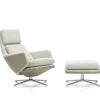 Grand Relax Lænestol inkl. Fodskammel, grey/beige fra<Vitra Online