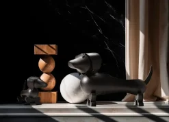 Gravhund mørkbejdset, mellem af<Kay Bojesen Sale