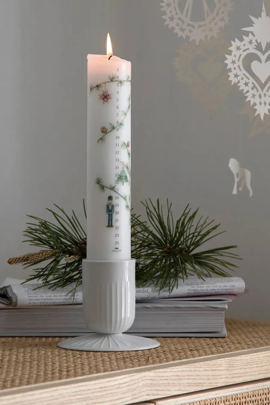 Hammershøi Bloklysestage Ø5 cm fra<Kähler Clearance