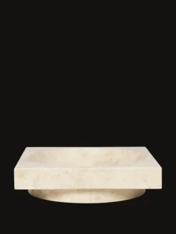 Hew low centrepiece, travertin fra<Ferm Living Sale