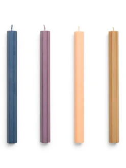 Hexagon Candle 4 Stk., fresh fra<HAY Best