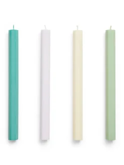 Hexagon Candle 4 Stk., pastel fra<HAY Online