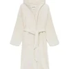Hooded Terry badekåbe, Pure Ecru fra<Aiayu