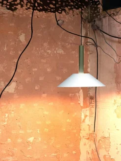 Hook pendant small, green fra<Nine New