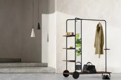 Host Wardrobe, black oak fra<Stellar Works Online