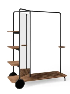 Host Wardrobe, black oak fra<Stellar Works Online