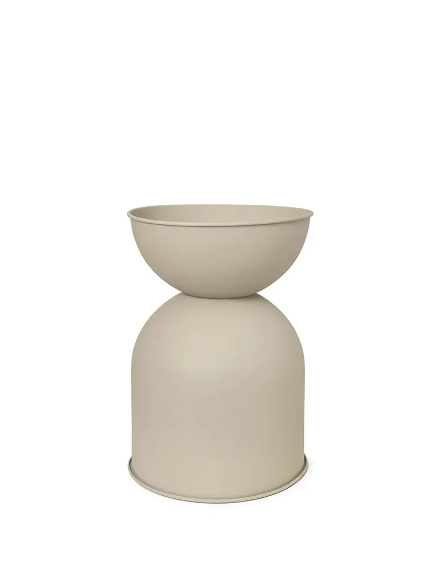 Hourglass Pot, sort fra<Ferm Living
