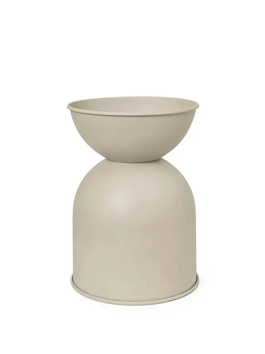 Hourglass Pot, sort fra<Ferm Living