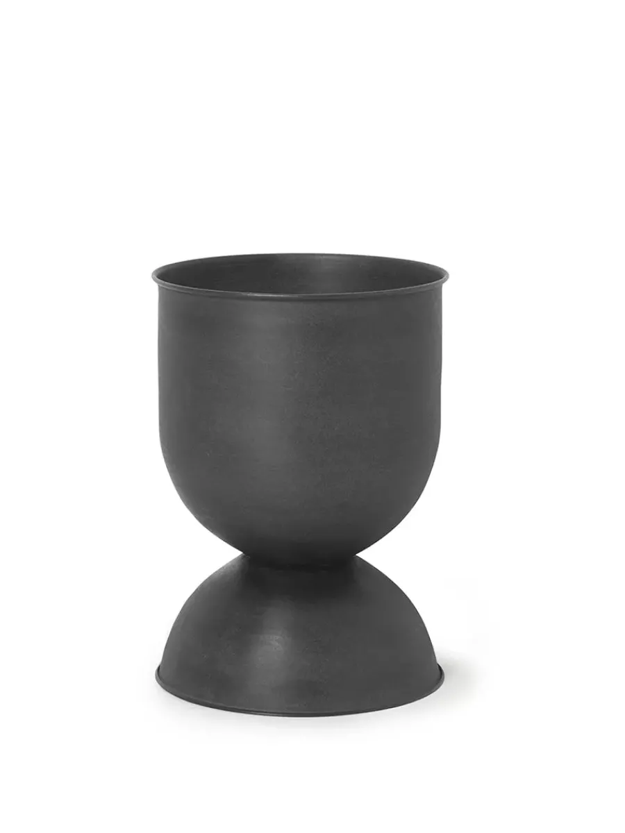 Hourglass Pot, sort fra<Ferm Living