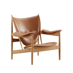 Høvdingestol, eg olie af Finn Juhl<House of Finn Juhl Best