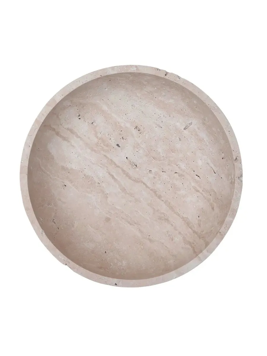 Hyben Skål, travertin fra<Wabi Sabi Nordic Discount
