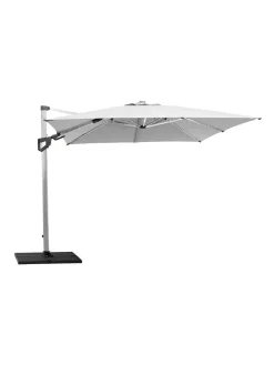 Hyde Luxe Parasol 3x3 m. med tilt inkl. fod fra<Cane-line Hot