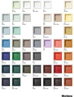 Hylder til åben reol<Montana Sale