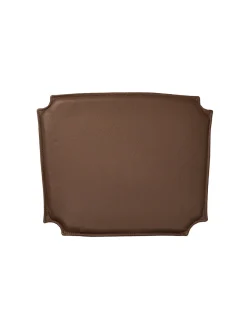 Hynde til Y-stol CH24, brunt læder<Jacobsen Plus Hot