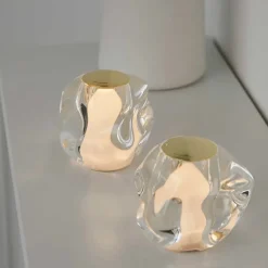 ICE BALL Portable Bordlampe, guld fra<Loom Design Hot