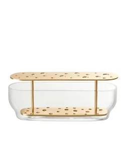 Ikebana Vase Long, messing af Jaime Hayon<Fritz Hansen