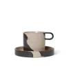 Inlay Cup with Saucer fra<Ferm Living Online
