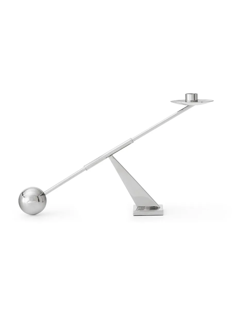 Interconnect Candle Holder - small, stainless steel fra<Audo Copenhagen Discount