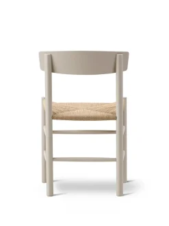 J39 Folkestolen, indigo blue af Børge Mogensen<Fredericia Furniture Discount