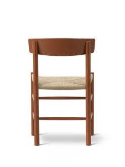 J39 Folkestolen, Khaki grøn af Børge Mogensen<Fredericia Furniture