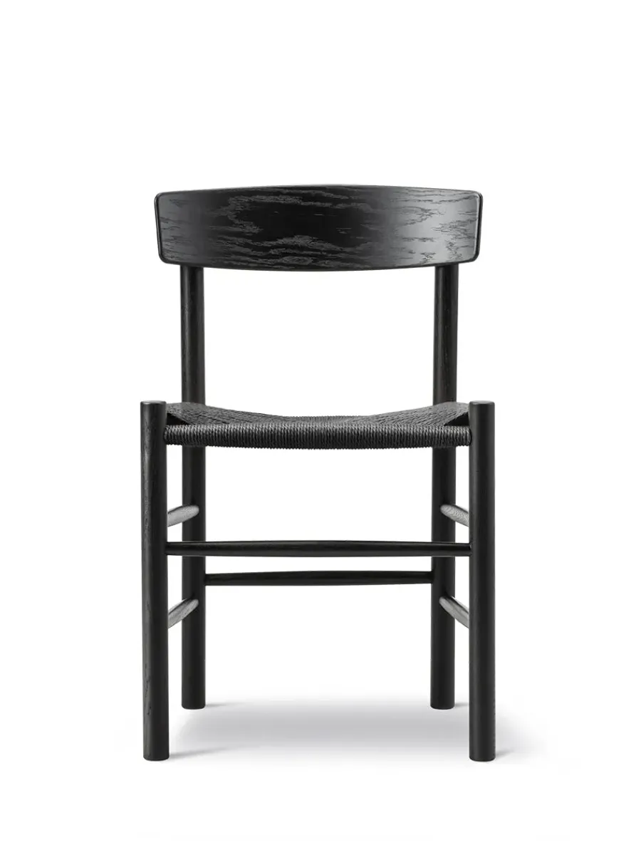 J39 Folkestolen, lys olieret eg af Børge Mogensen<Fredericia Furniture New