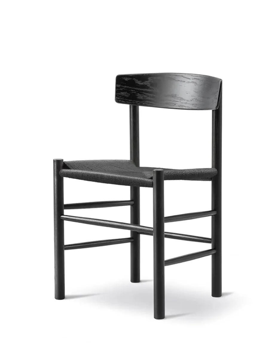 J39 Folkestolen, lys olieret eg af Børge Mogensen<Fredericia Furniture New