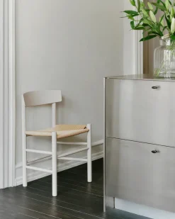 J39 Folkestolen, Pebble grey af Børge Mogensen<Fredericia Furniture New